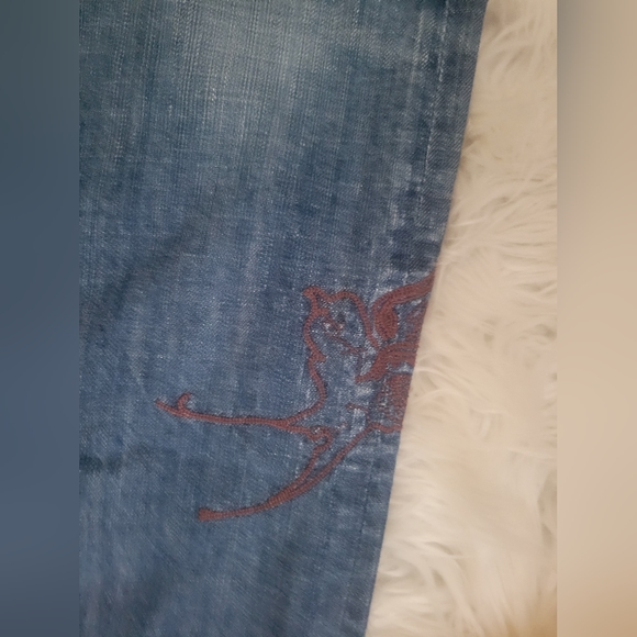 Rare Find-Vigoss Womans Embroidered Strait Leg Jeans - Picture 13 of 16